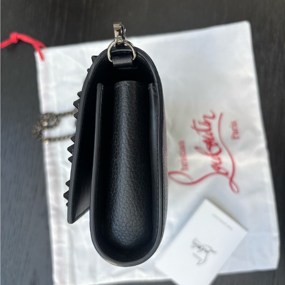 Christian Louboutin Paloma Black Chain Wallet $1590 - Picture 8 of 12